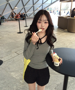 3連パールスターネックレス SILVER