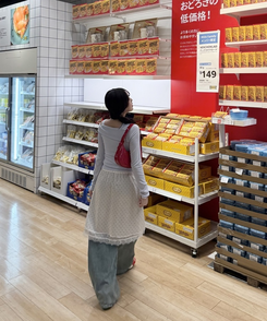 レイヤードドットミディスカート DOT