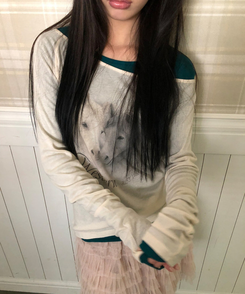 テンセルレイヤード長袖Tシャツ(12color) GREEN