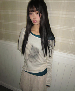 テンセルレイヤード長袖Tシャツ(12color) GREEN