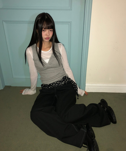 テンセルレイヤード長袖Tシャツ(12color) WHITE