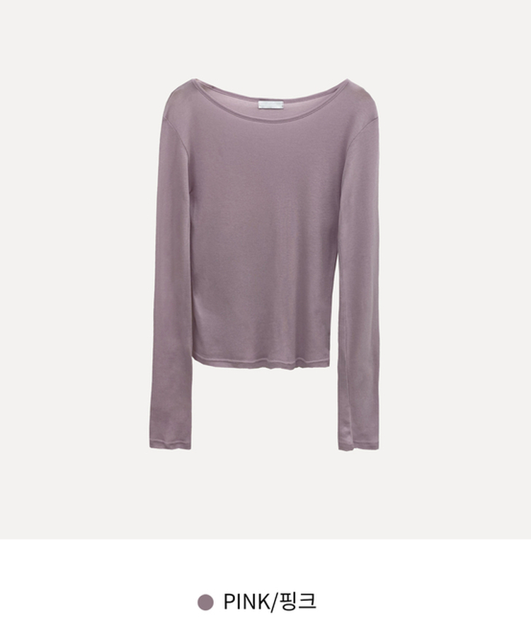 루머 뉴레이어드 텐셀 코튼 롱 슬리브 긴팔티셔츠