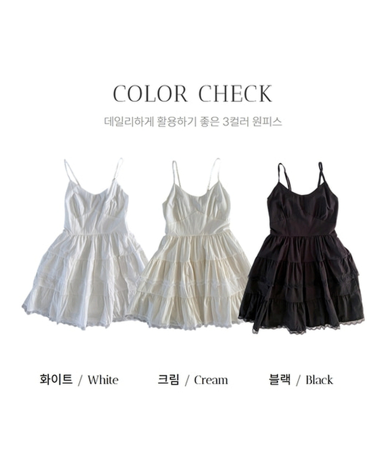 Vネックレースブラウスワンピース