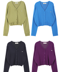 リトVネックカーディガン(9color)