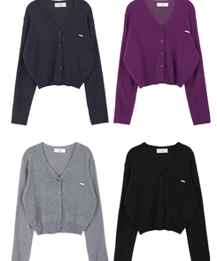 リトVネックカーディガン(9color)