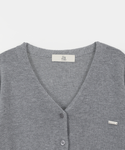 リトVネックカーディガン(9color)