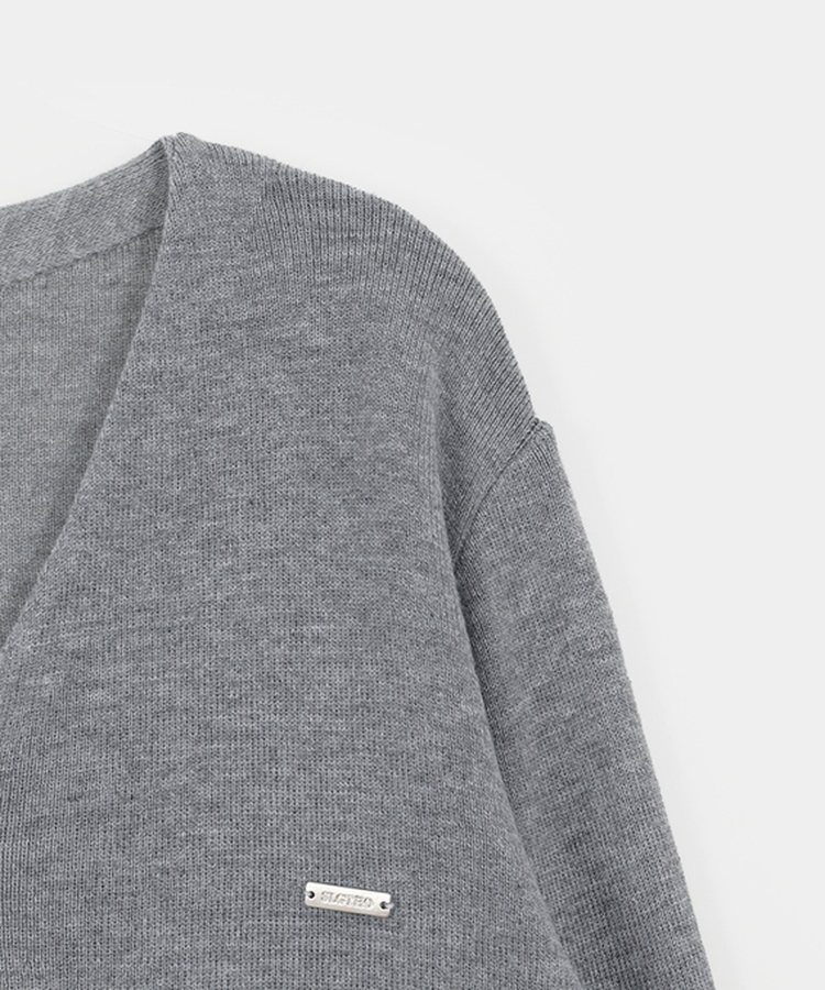 リトVネックカーディガン(9color)