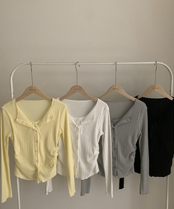 リボンレースレイヤードTシャツ