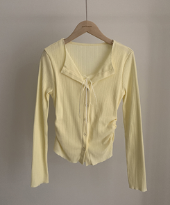 リボンレースレイヤードTシャツ