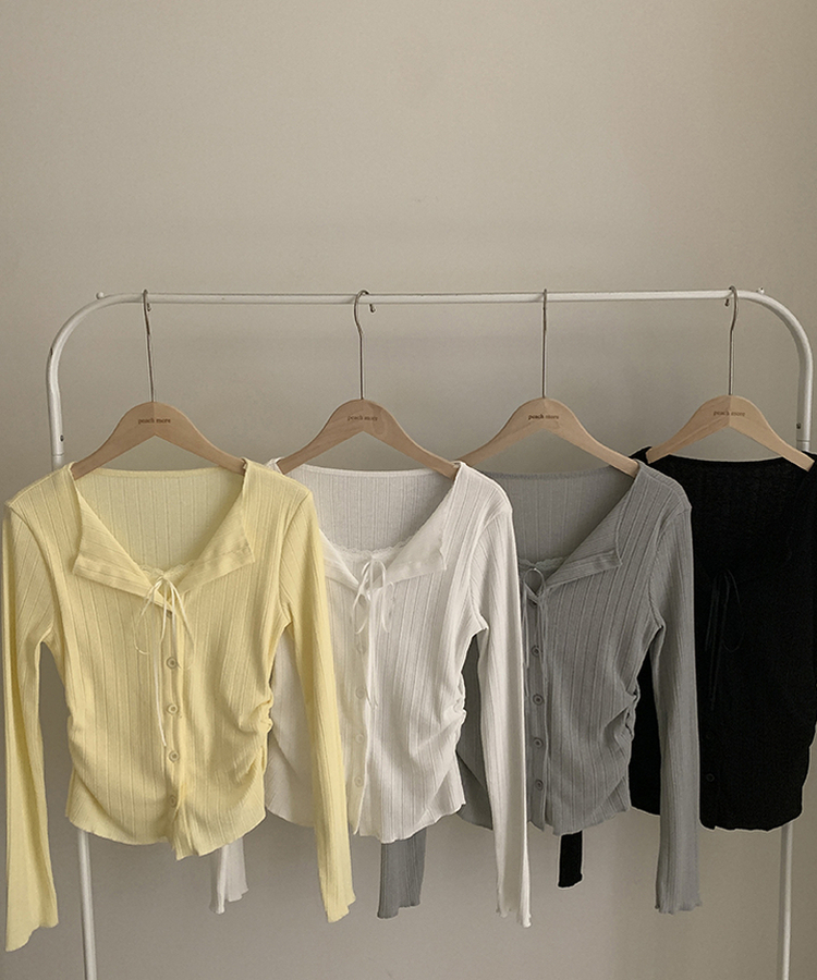 リボンレースレイヤードTシャツ