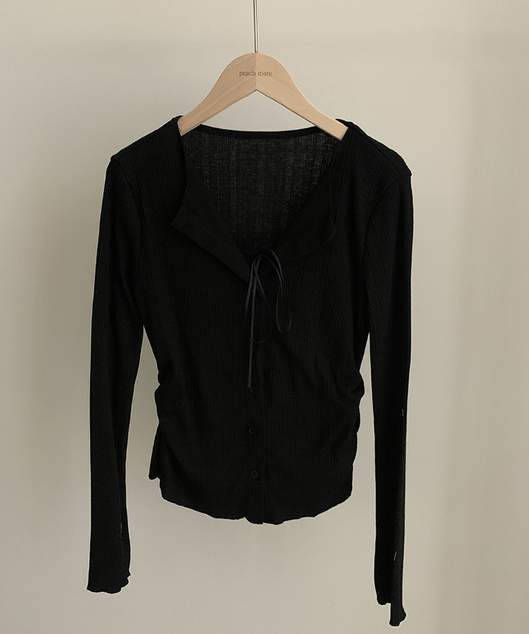 リボンレースレイヤードTシャツ