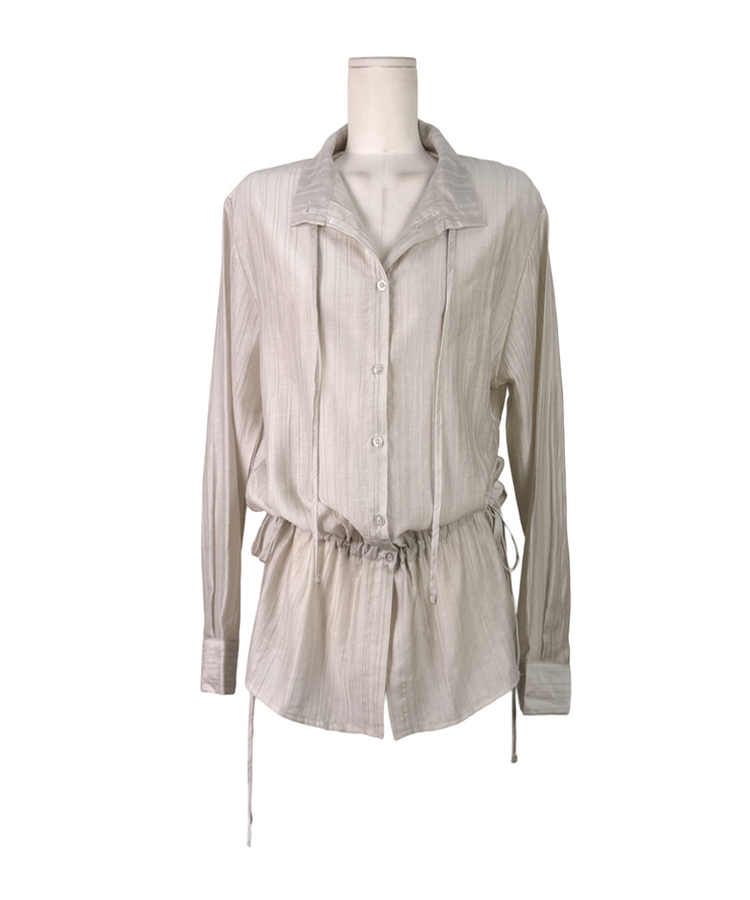 ストリングシャーリングブラウス