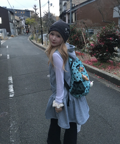 후드 포켓 원피스 그레이