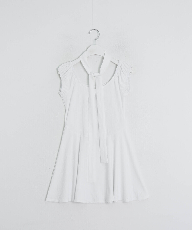 【マフラー付き】フレアワンピース