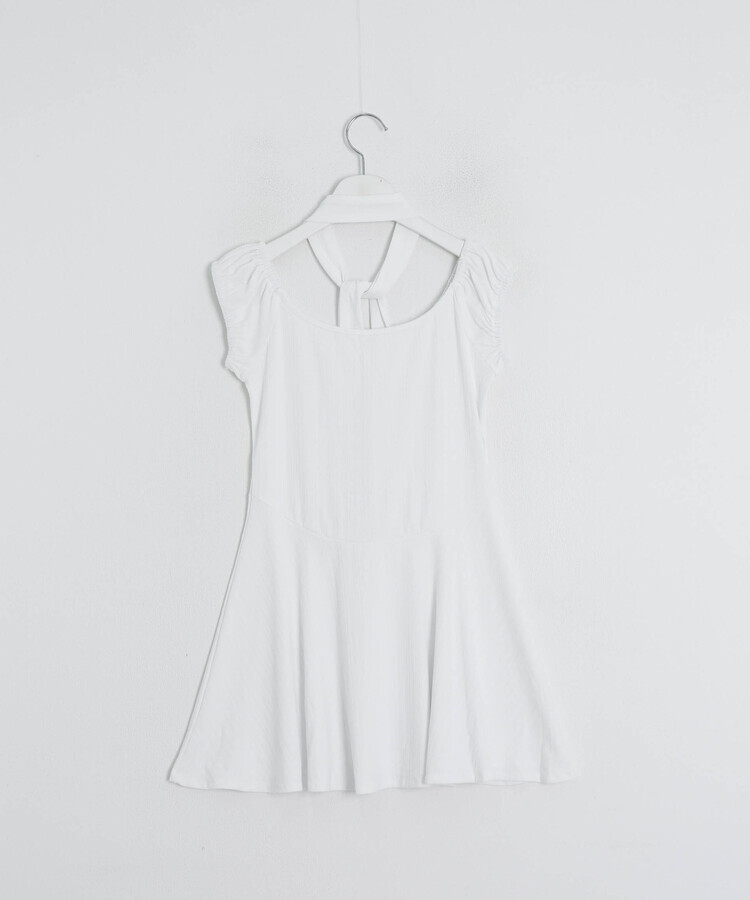 【マフラー付き】フレアワンピース