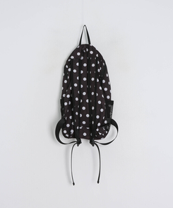 ドット柄カジュアルリュック