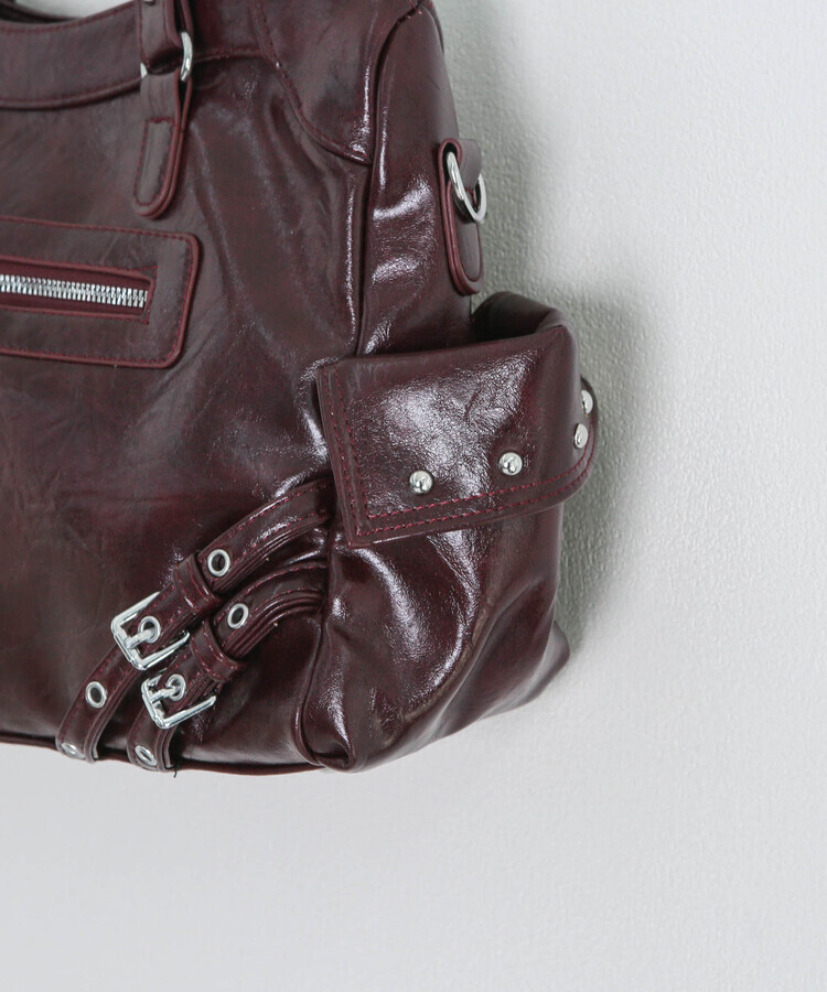 ベルトデザインショルダーバッグ