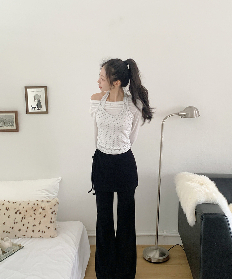 프링홀터넥t 아이보리