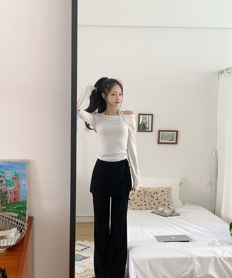 프링홀터넥t 아이보리