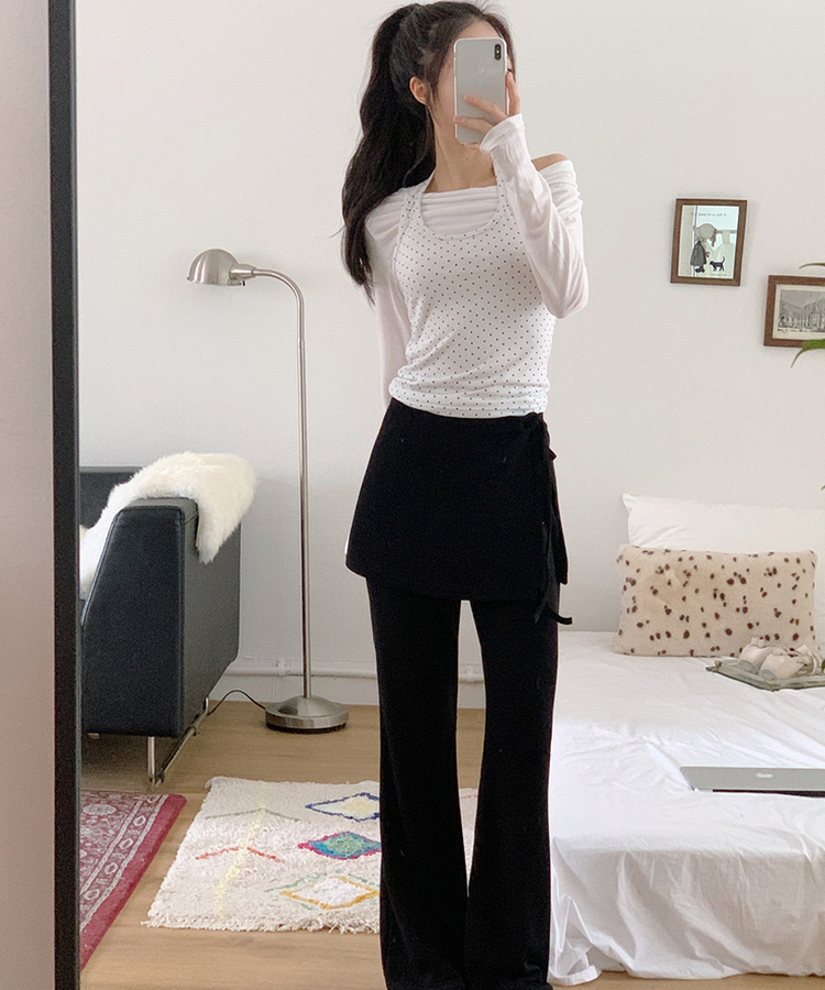 프링홀터넥t 아이보리