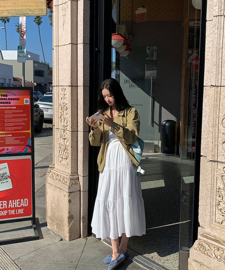 コットンウォッシュジャンパー BEIGE