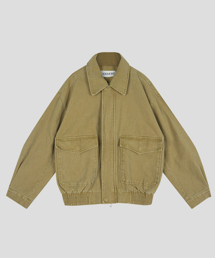 コットンウォッシュジャンパー