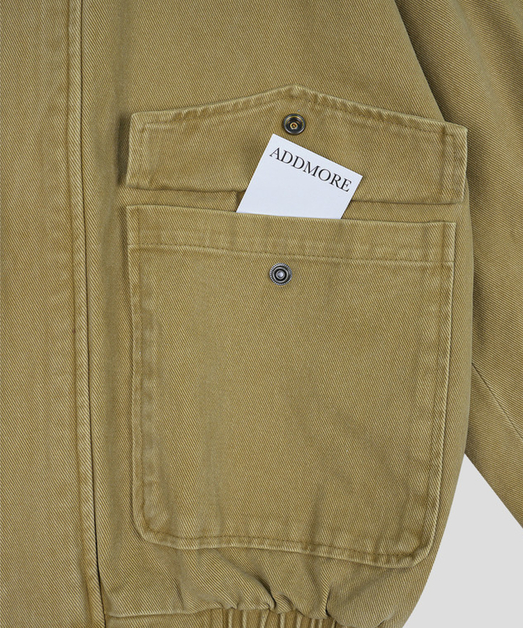 コットンウォッシュジャンパー