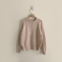 ラウンドウールデイリーニット(5color)