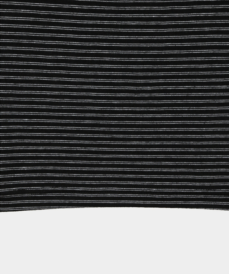 ストライプボートネックTシャツ