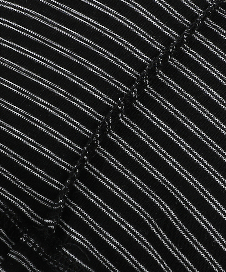 ストライプボートネックTシャツ