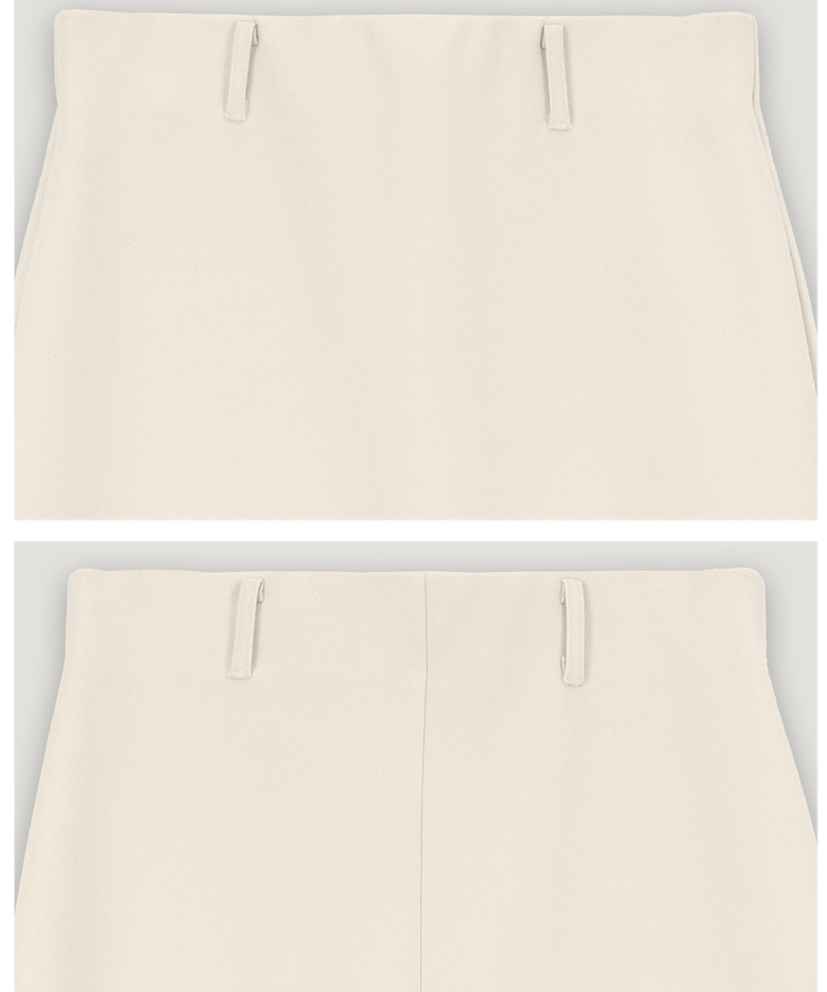 Hラインバンディングロングスカート