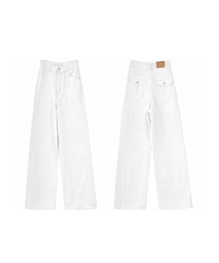ピンターバックポケットデニムパンツ