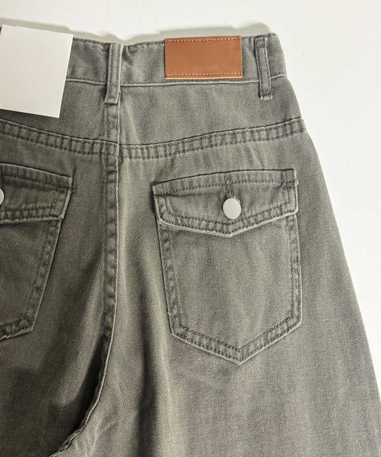 ピンターバックポケットデニムパンツ