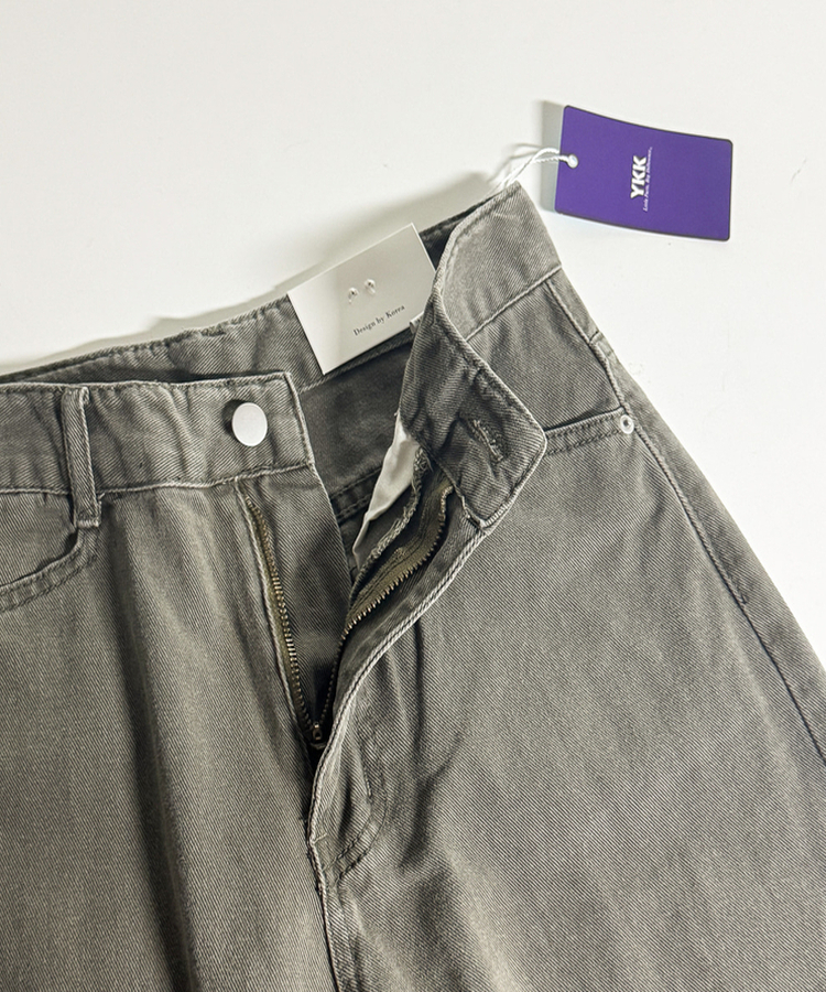 ピンターバックポケットデニムパンツ
