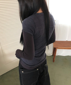 【SET】ミルクスリムレイヤードセット    PURPLE