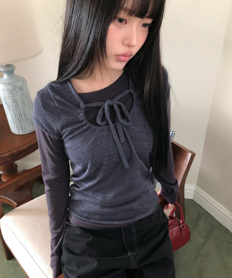 【SET】ミルクスリムレイヤードセット    PURPLE