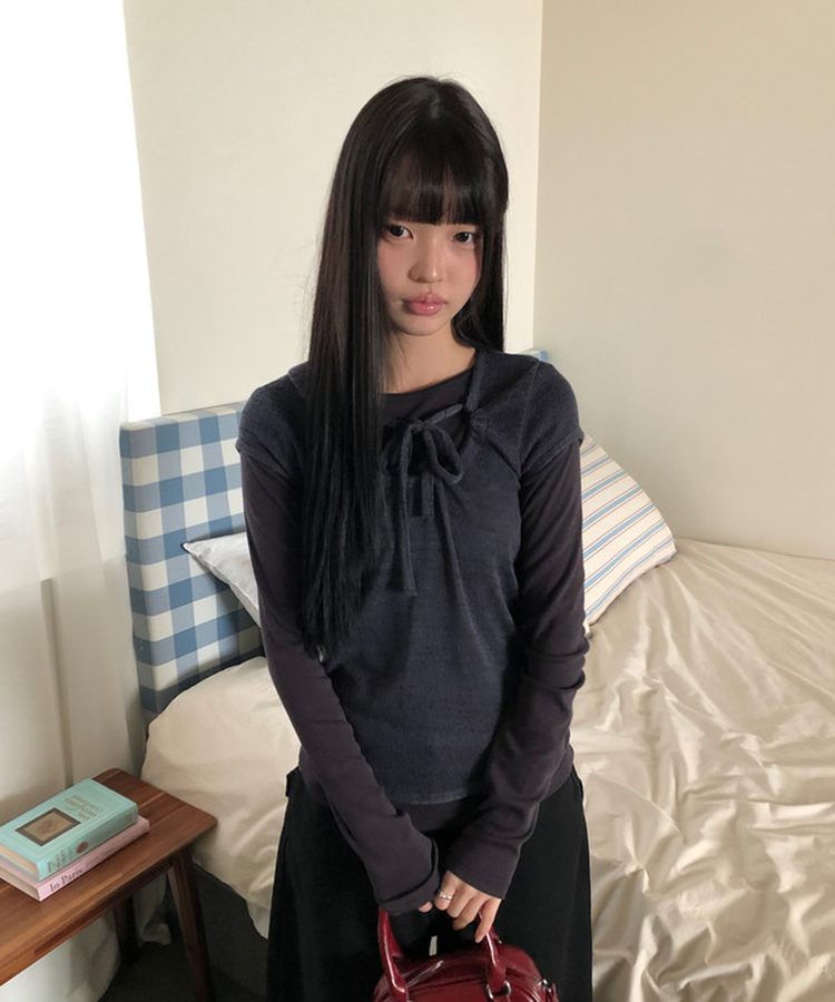 【SET】ミルクスリムレイヤードセット    PURPLE