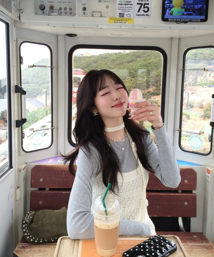 【SET】かぎ編みニットワンピース＋タイ IVORY