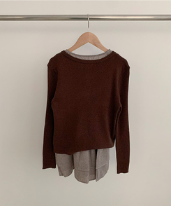 【SET】チェックリボンフリルキャミソール カーディガン