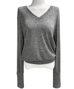 ハンドボタンルーズ長袖Tシャツ(5color)