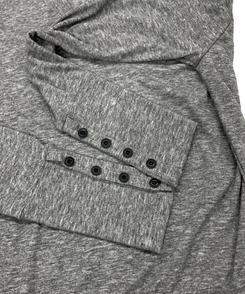 ハンドボタンルーズ長袖Tシャツ(5color)