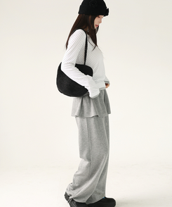 レイヤードトレーニングスカートパンツ GREY