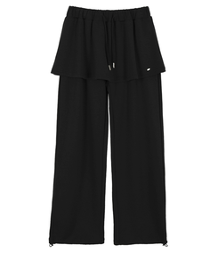 レイヤードトレーニングスカートパンツ