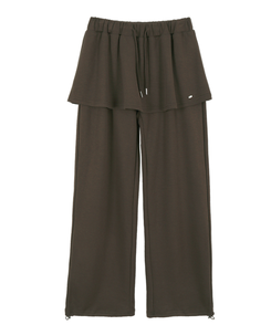 レイヤードトレーニングスカートパンツ