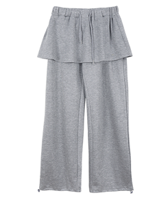 レイヤードトレーニングスカートパンツ