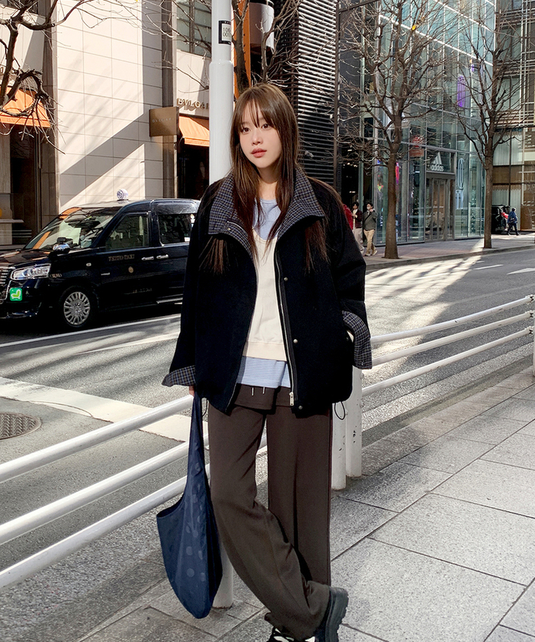 レイヤードトレーニングスカートパンツ BROWN