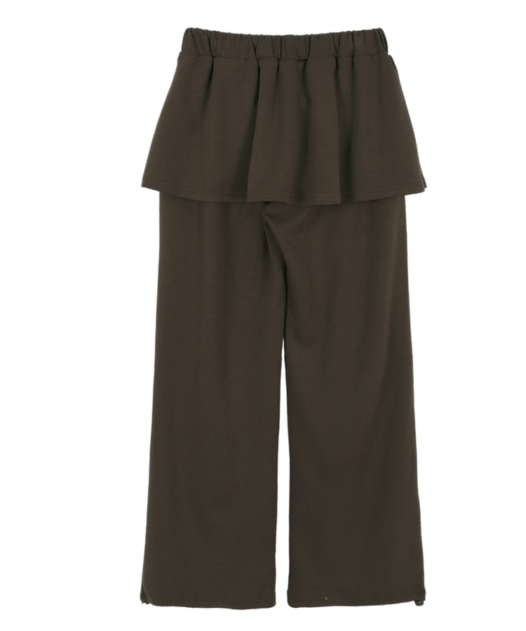 レイヤードトレーニングスカートパンツ