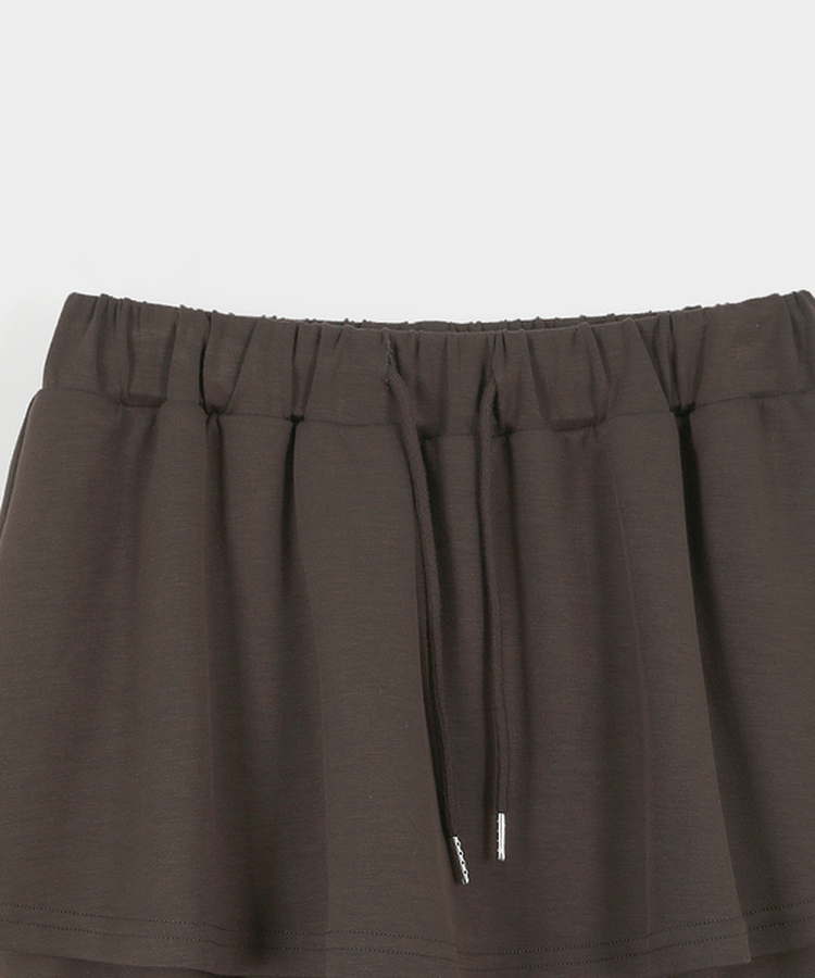 レイヤードトレーニングスカートパンツ