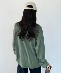 ストライプオーバーフィットTシャツ(6color) GREEN