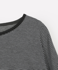 ストライプオーバーフィットTシャツ(6color)